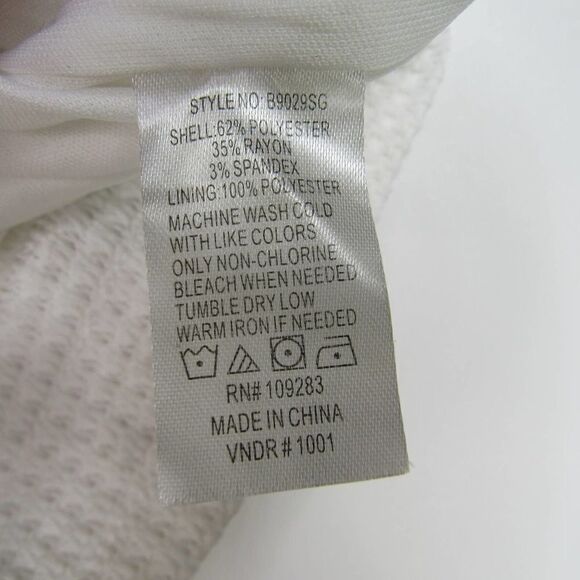 Surf Gypsy Women’s Waffle Knit Crop Top White Sz L - Picture 7 of 7